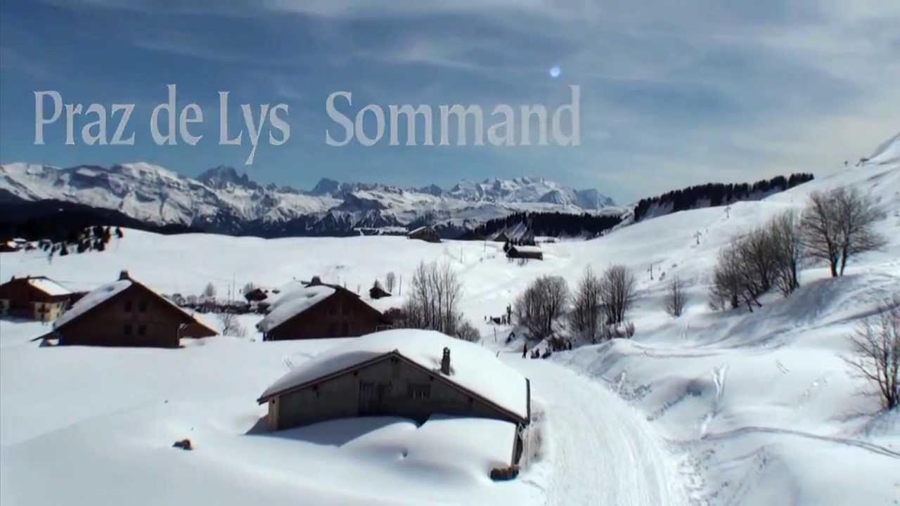 Studio Cabine Praz De Lys Taninges Exteriör bild